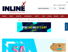 Tablet Screenshot of inlinex.com.sg